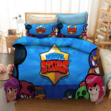 Load image into Gallery viewer, Bedding Set Brawls Cartoon Stars Anime Figure Quilt Cover
